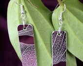 Ficus earring (long rectangle)