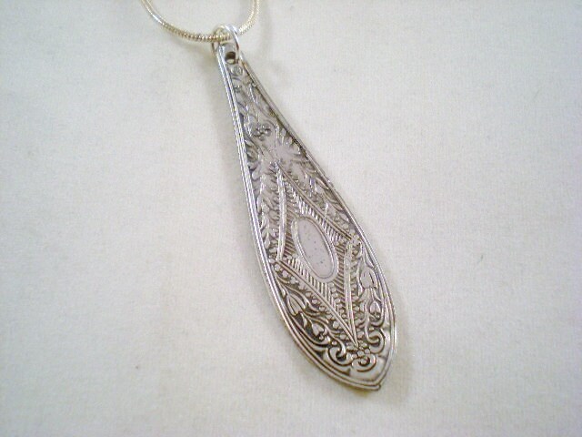 Spoon Pendant, Antique Silverware Jewelry, Wedding Jewelry, Bridesmaid Gifts DIAMOND 1878