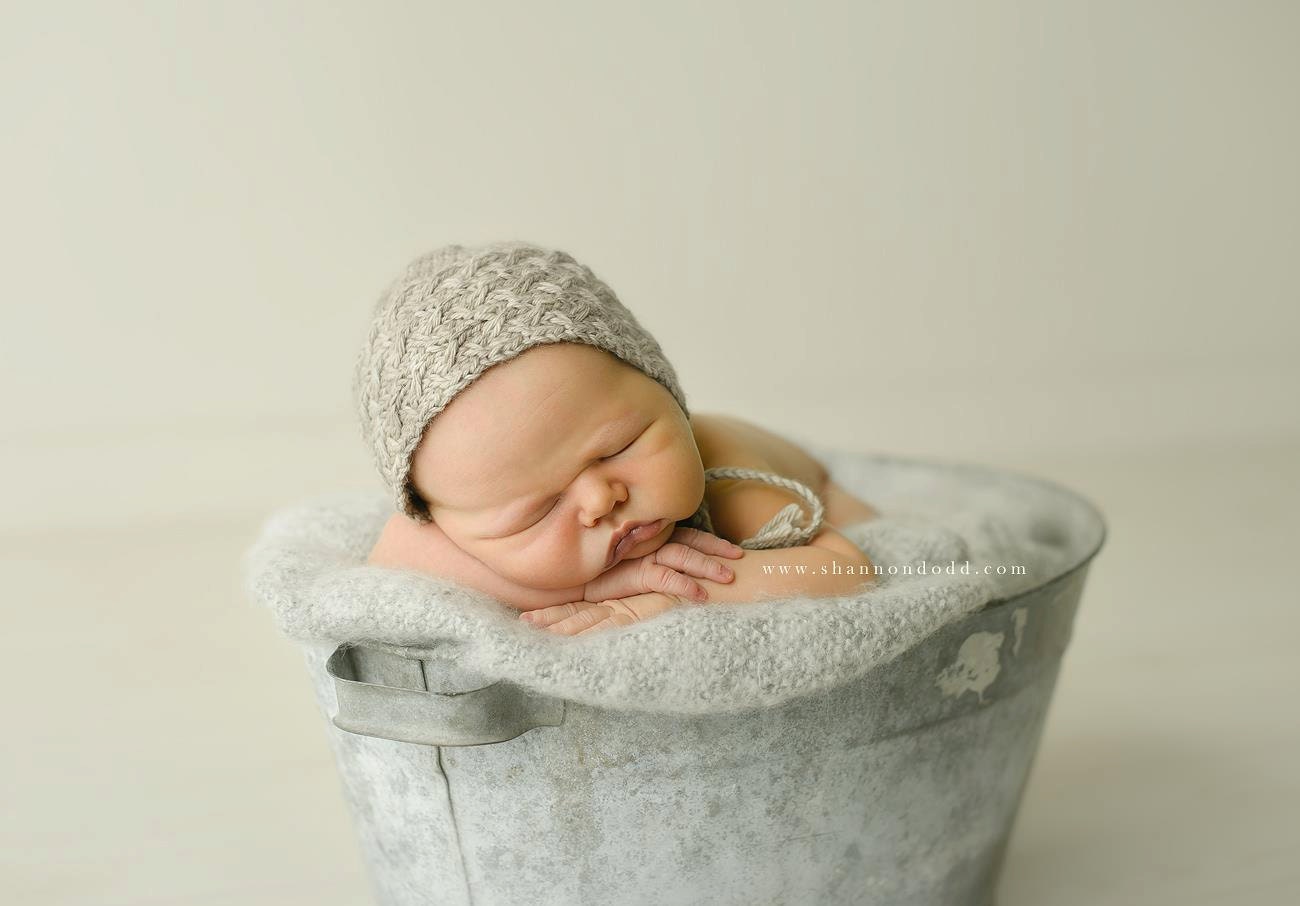 Savile Row Newborn Bonnet