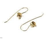 14kt Solid Gold, Kinetic Form Earrings, AC0634 by Ashley Childs