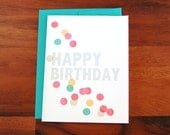 Happy Birthday Confetti Card