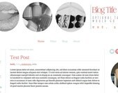 Photography Happy Template   //   Premade Blogger Template