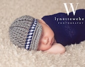 Newborn Baby Newsboy Hat - Grey Hat - Baby Boy Newsboy Cap - Newborn Photo Prop - Newborn Newsboy Hat - Photography Prop - Newsboy
