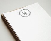 Black & White Monogram Notecards (Set of 8)