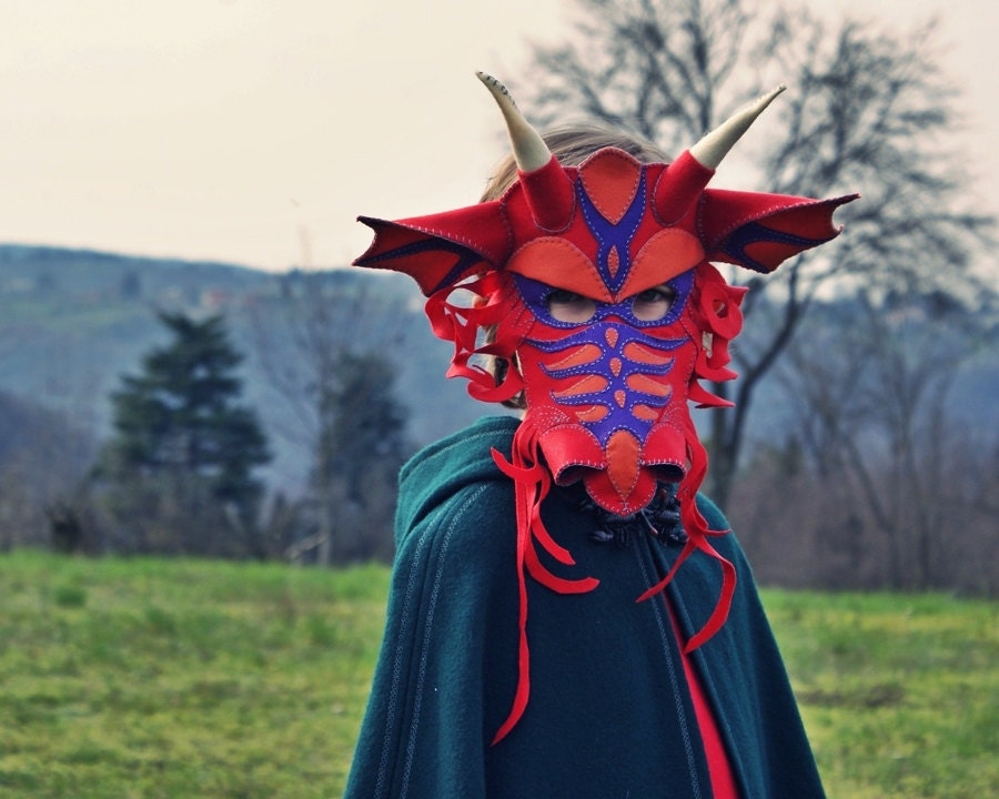 Dragon Mask PDF Pattern