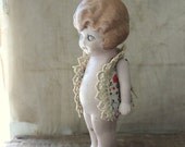 v i n t a g e painted face doll