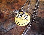 Personalized jewelry, Soccer Mom Necklace, Sports Jewelry, Hand Stamped Jewelry