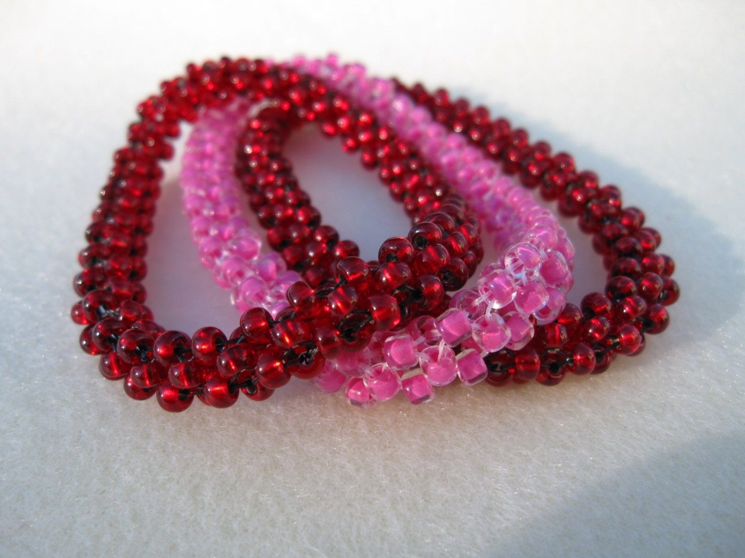 REDUCED PRICE -- Infinity Bangles (for your Valentine)