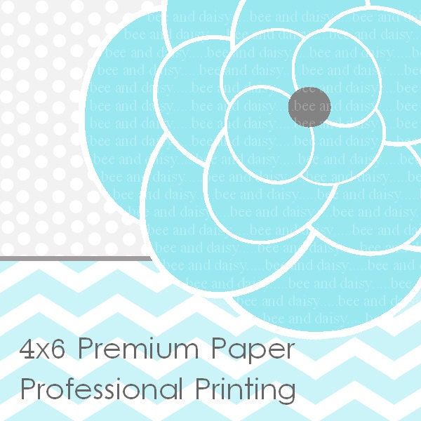 25 - Professional Printing on Premium Paper with Envelopes in size 4x6 - Add on to any BeeAndDaisy invite design Il_570xn