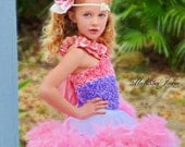 Pretty In Pink Ballerina Girls Feather Dress