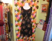 90s So Pretty Floral Chiffon Anna Sui Dress