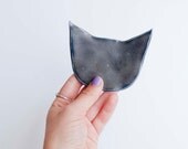 Small Black Cat Dish