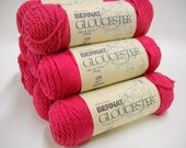 Bernat Cotton Yarn, Gloucester Discontinued Yarn, Wineberry, Knitting Supplies, Crafts, Crochet, Cotton Yarn