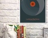 Cosmic Phenomenon Series // Luminous Red Giant // 13x19 Minimalist Science Poster