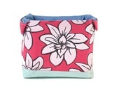Fabric storage basket - Leaf print