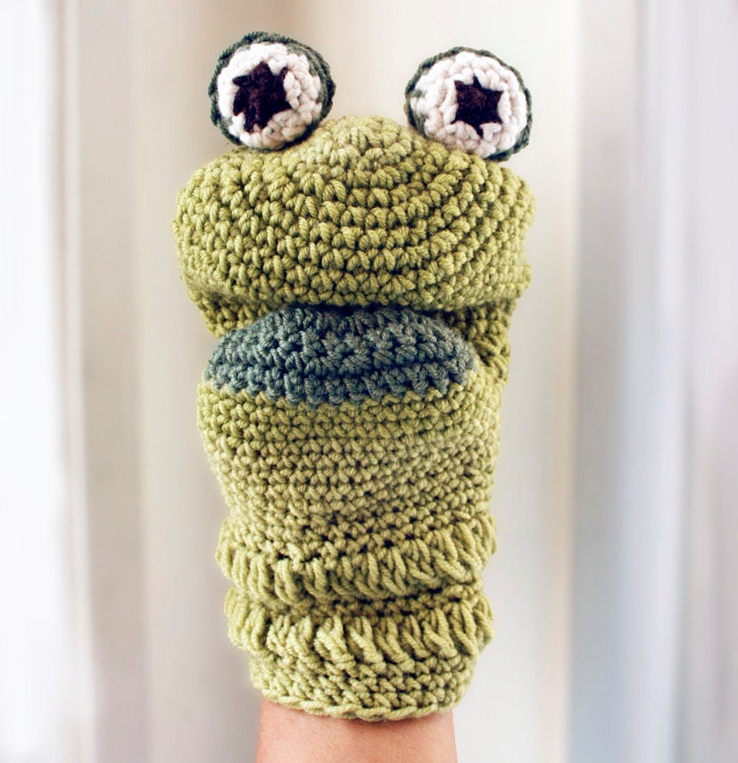 Wool puppet - Frog