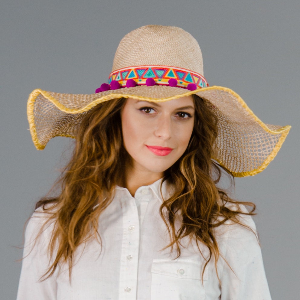 Resort Straw Hat- Tulum Mexico Inspired