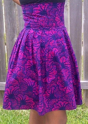 African Print Skirt