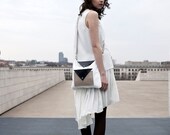 Two Triangles Leather Crossbody bag No. CB- 1001