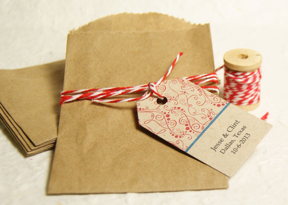 Wedding Favor Tag - Create Your Own Color Combination - Personalized Tag - Bridal Shower Favor Tag, Party Favor, Gift Tag