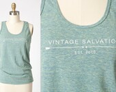 Tank Top // Vintage Salvation Tank // American Apparel Tank