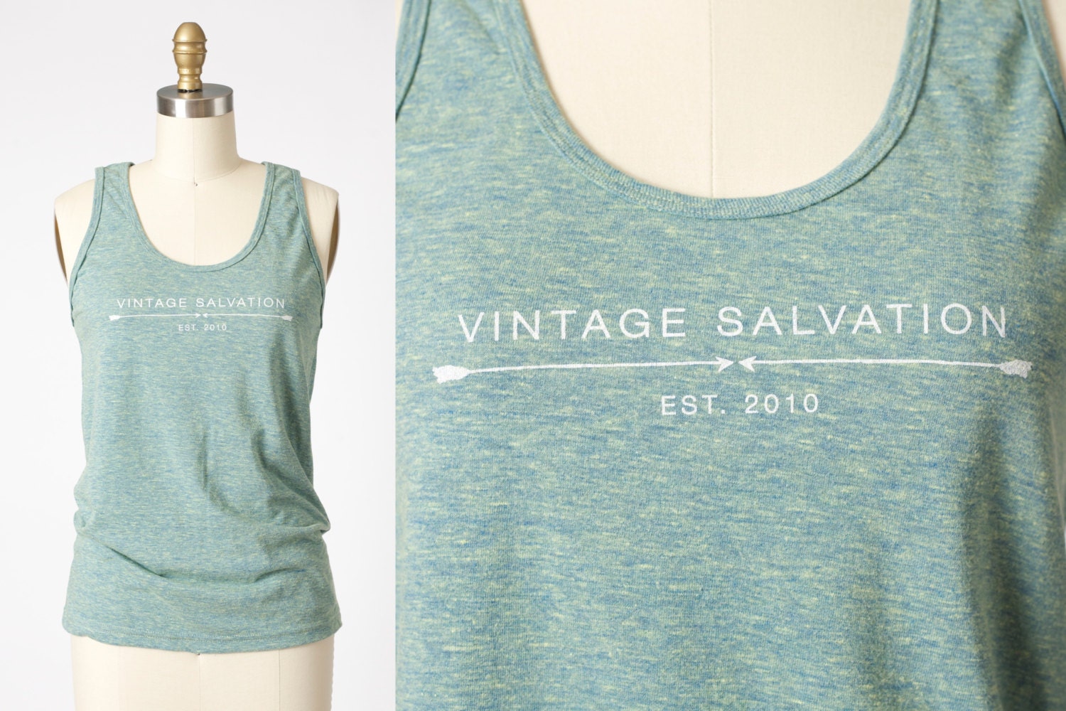 Tank Top // Vintage Salvation Tank // American Apparel Tank