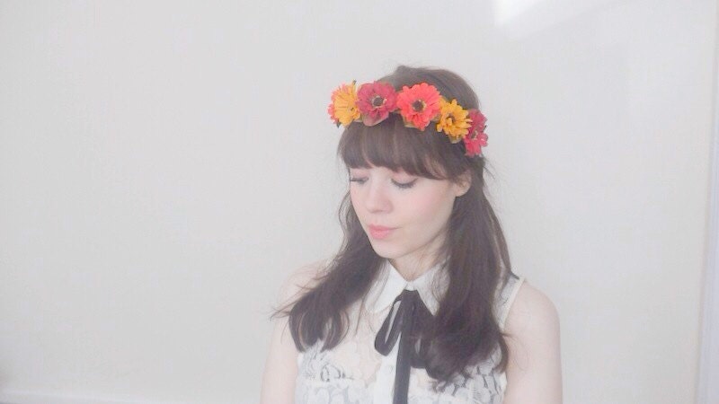 Petite Sunflower Hair Crown