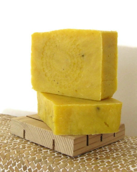 Crushed Ginger Soap - Vegan Friendly Handmade Hot Process Bar - Delicate by Nature