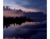 Maine forest photograph, magical woodland lake fine art, magical trees in Acadia National Park, Mount Desert Island. 10x8 photo print