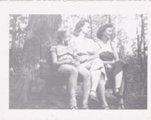 Sharon and the Two Alices- 1950s Vintage Photograph