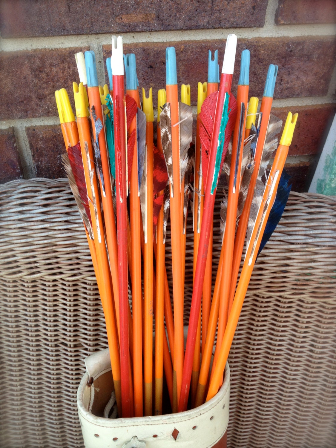 Anyone Can Play Katniss With These Vintage Wooden Arrows And Quiver