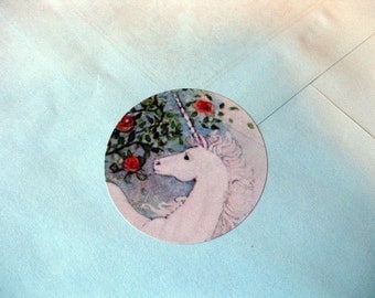 Unicorn stickers, set of 8