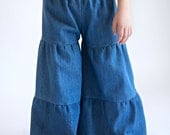 Spring - Wide Leg Denim. Girls Jean. Dark or Light Wash