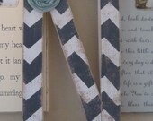 Extra Large Custom chevron letters for home decor-23 inch