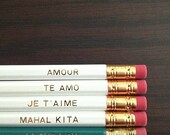 I Love  You Pencils - 5 Languages of Love