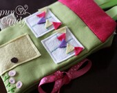 The SpunCandy Doll House - Quiet Book - Custom Made To Your Liking