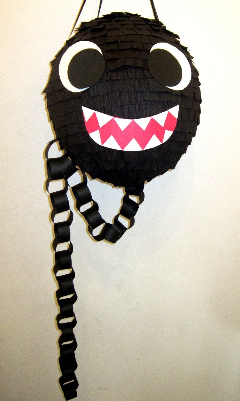 Video Game Mario Chomper Ball and Chain Pinata