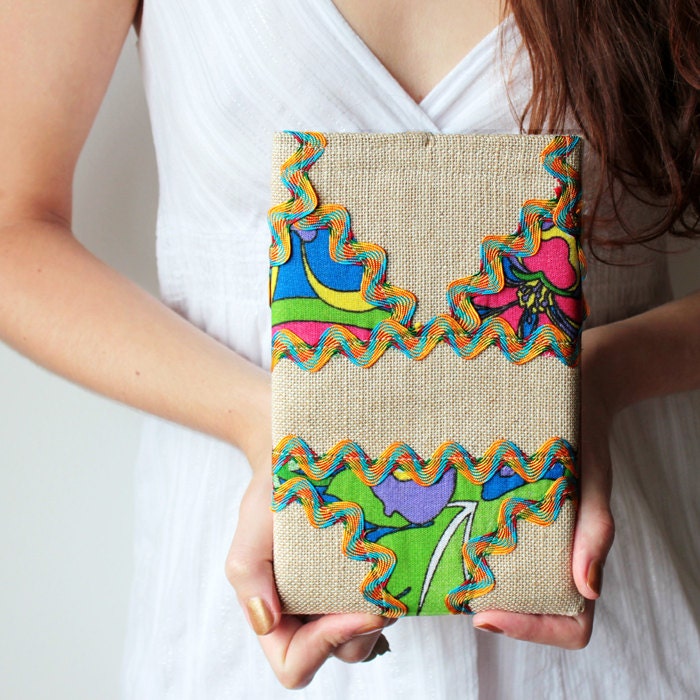 iPad mini case - Bikini - Funny iPad mini case - Multicolor - Burlap cotton - Spring and Summer iPad fashion