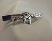 Machine Gun Tie Clip Tie Bar