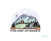 Great Outdoors - 5x7 Art Print