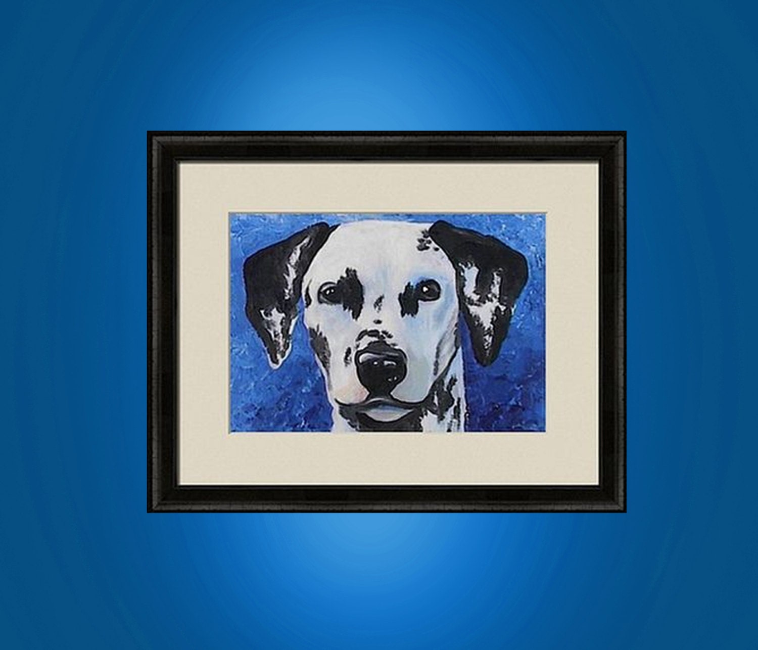 Dog Giclee Print of Original Painting Dalmation Art 13x18 12x16 11x14 10x13 9x12 8x10 7x9 6x8 5x7 4x6 ACEO ATC 2.5x3.5 D0066