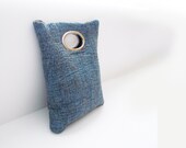 Felted grey / blue colour handbag. Ready for shipping