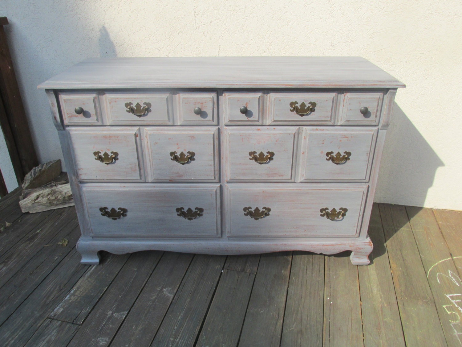 Chic and Shabby Grey Dresser