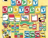 Uno Decorations- Printable Uno Birthday Party Decorations- Uno Birthday Party PDF/JPEG