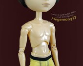 Ken Taeyang doll size yellow black boxer briefs mens underwear underpants