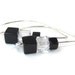 Black and white earrings. Minimal white and black earrings. Black cube earrings. Geometrical jewelry. Modern. Simple.
