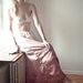 Ombre Silk Flowing skirt - Ivory/ Blush