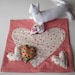 Cat Blanket and Catnip Toys - Hearts Nip Napper
