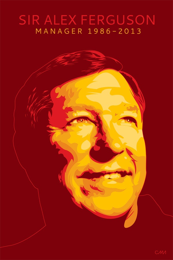 Sir Alex Ferguson Art Print