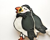 Puffin Decorated Sugar Cookies - Arctic Favors - Bowtie